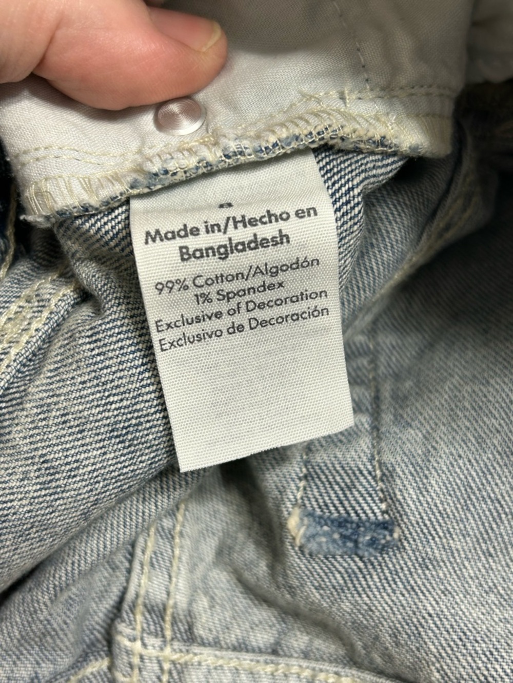 New! No Boundaries Side Bow Baggy Wide Leg Jeans Womens Size 8 - Picture 10 of 11